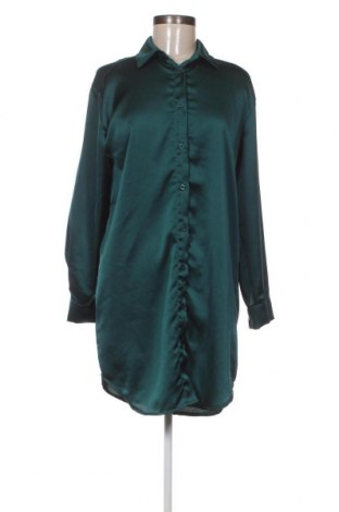Γυναικείο πουκάμισο Boohoo, Μέγεθος L, Χρώμα Πράσινο, Τιμή 12,79 €