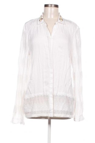 Γυναικείο πουκάμισο Desigual, Μέγεθος L, Χρώμα Λευκό, Τιμή 14,73 €