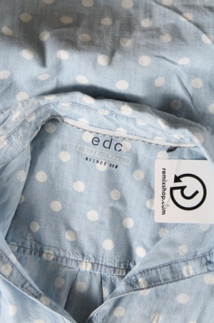 Γυναικείο πουκάμισο Edc By Esprit, Μέγεθος S, Χρώμα Μπλέ, Τιμή 5,00 €