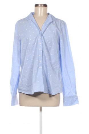 Γυναικείο πουκάμισο Eterna, Μέγεθος L, Χρώμα Μπλέ, Τιμή 15,22 €