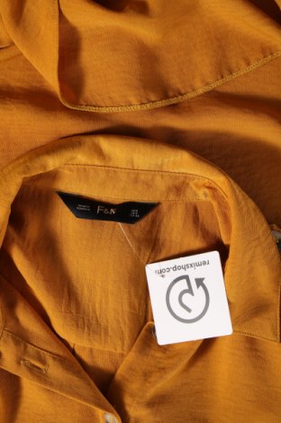 Дамска риза F&F, Размер S, Цвят Жълт, Цена 24,96 лв.