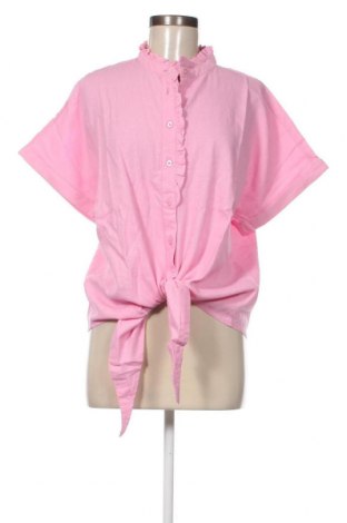 Γυναικείο πουκάμισο Free Quent, Μέγεθος XL, Χρώμα Ρόζ , Τιμή 22,27 €