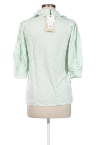 Γυναικείο πουκάμισο Free Quent, Μέγεθος XS, Χρώμα Πράσινο, Τιμή 5,57 €