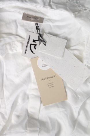 Γυναικείο πουκάμισο Free Quent, Μέγεθος XXL, Χρώμα Λευκό, Τιμή 31,54 €