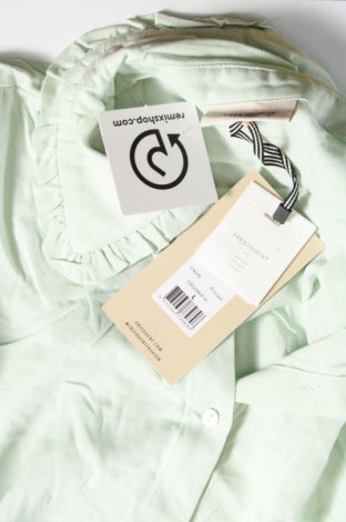 Γυναικείο πουκάμισο Free Quent, Μέγεθος L, Χρώμα Πράσινο, Τιμή 12,99 €