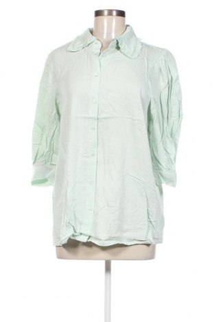 Γυναικείο πουκάμισο Free Quent, Μέγεθος L, Χρώμα Πράσινο, Τιμή 22,27 €