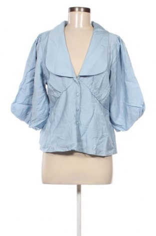 Γυναικείο πουκάμισο Gestuz, Μέγεθος M, Χρώμα Μπλέ, Τιμή 65,72 €