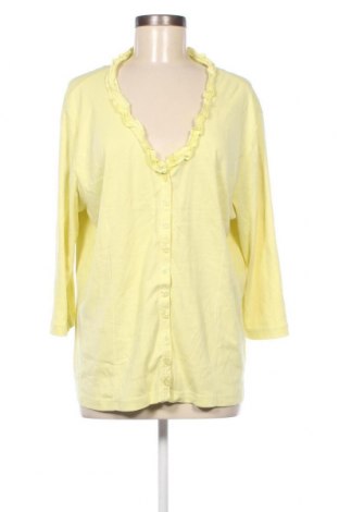 Γυναικείο πουκάμισο Gina Laura, Μέγεθος XL, Χρώμα Κίτρινο, Τιμή 14,89 €
