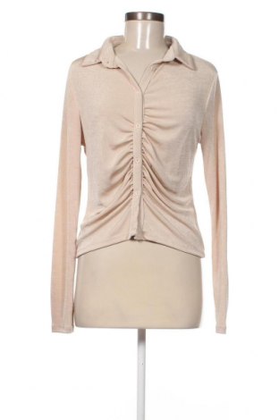 Γυναικείο πουκάμισο Gina Tricot, Μέγεθος XL, Χρώμα  Μπέζ, Τιμή 7,84 €