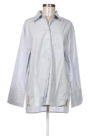 Γυναικείο πουκάμισο Gina Tricot, Μέγεθος M, Χρώμα Μπλέ, Τιμή 10,10 €