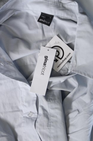 Γυναικείο πουκάμισο Gina Tricot, Μέγεθος L, Χρώμα Μπλέ, Τιμή 10,72 €