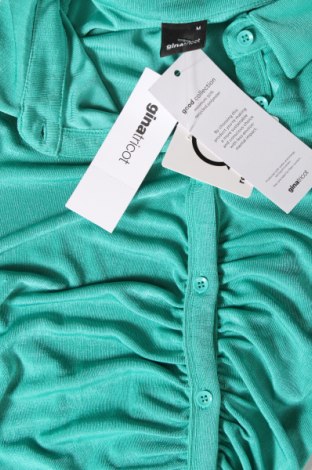 Γυναικείο πουκάμισο Gina Tricot, Μέγεθος M, Χρώμα Πράσινο, Τιμή 9,07 €