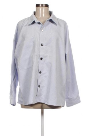 Γυναικείο πουκάμισο Gina Tricot, Μέγεθος L, Χρώμα Μπλέ, Τιμή 20,62 €