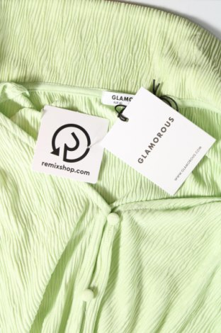 Дамска риза Glamorous, Размер M, Цвят Зелен, Цена 21,60 лв.