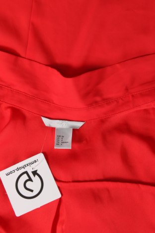 Дамска риза H&M, Размер XS, Цвят Червен, Цена 10,68 лв.