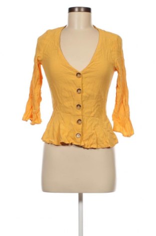 Γυναικείο πουκάμισο H&M Divided, Μέγεθος S, Χρώμα Κίτρινο, Τιμή 7,70 €