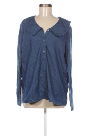 Γυναικείο πουκάμισο John Baner, Μέγεθος L, Χρώμα Μπλέ, Τιμή 8,81 €