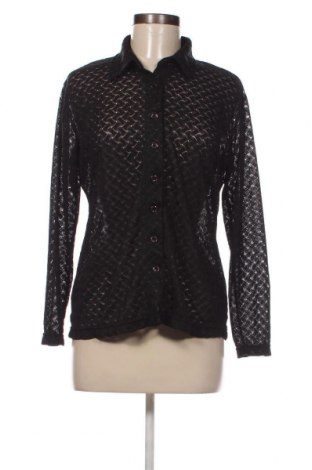 Γυναικείο πουκάμισο Kombi, Μέγεθος L, Χρώμα Μαύρο, Τιμή 3,25 €