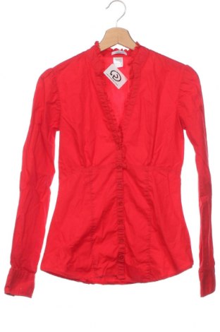Γυναικείο πουκάμισο La Redoute, Μέγεθος XS, Χρώμα Κόκκινο, Τιμή 9,94 €