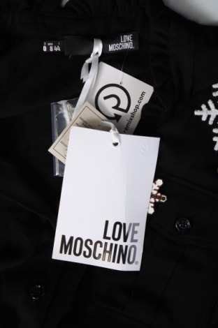Дамска риза Love Moschino, Размер M, Цвят Черен, Цена 215,34 лв.