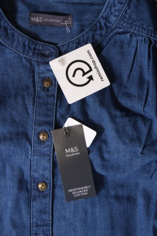 Damenbluse Marks & Spencer, Größe M, Farbe Blau, Preis 8,63 €