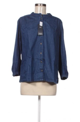 Γυναικείο πουκάμισο Marks & Spencer, Μέγεθος M, Χρώμα Μπλέ, Τιμή 11,14 €