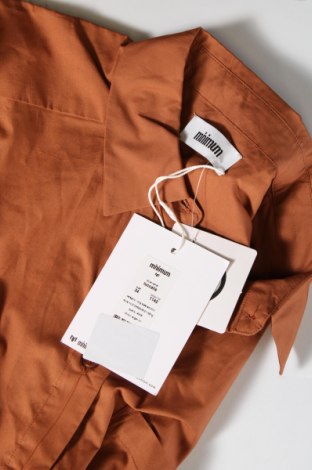 Γυναικείο πουκάμισο Minimum, Μέγεθος XS, Χρώμα Καφέ, Τιμή 28,39 €