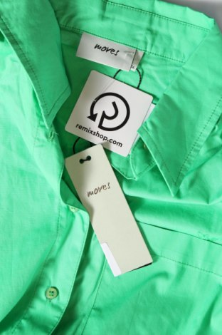 Γυναικείο πουκάμισο Moves by Minimum, Μέγεθος S, Χρώμα Πράσινο, Τιμή 10,52 €