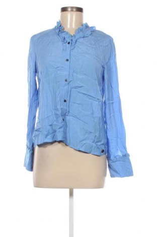 Γυναικείο πουκάμισο Numph, Μέγεθος S, Χρώμα Μπλέ, Τιμή 15,22 €