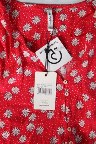 Damenbluse Pepe Jeans, Größe XS, Farbe Rot, Preis € 7,89