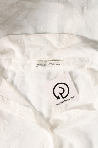 Дамска риза Pull&Bear, Размер S, Цвят Бял, Цена 46,55 лв.