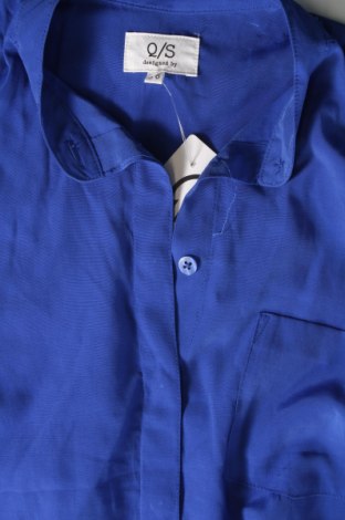 Γυναικείο πουκάμισο Q/S by S.Oliver, Μέγεθος S, Χρώμα Μπλέ, Τιμή 17,94 €
