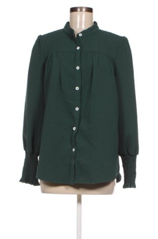 Дамска риза SHEIN, Размер L, Цвят Зелен, Цена 14,25 лв.