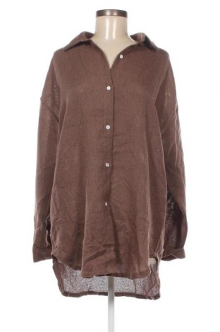 Γυναικείο πουκάμισο SHEIN, Μέγεθος M, Χρώμα Καφέ, Τιμή 4,02 €