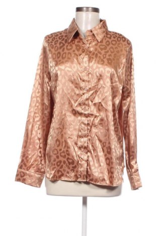 Γυναικείο πουκάμισο SHEIN, Μέγεθος L, Χρώμα Καφέ, Τιμή 10,23 €