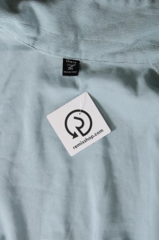 Γυναικείο πουκάμισο SHEIN, Μέγεθος XXL, Χρώμα Μπλέ, Τιμή 15,46 €