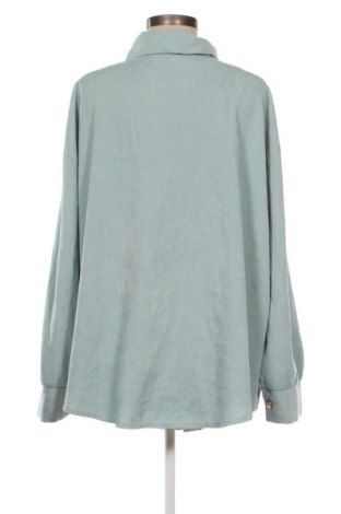 Γυναικείο πουκάμισο SHEIN, Μέγεθος XXL, Χρώμα Μπλέ, Τιμή 15,46 €