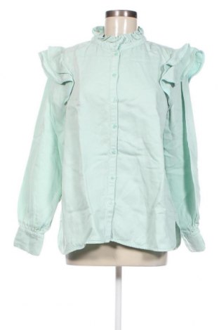 Дамска риза Second Female, Размер M, Цвят Зелен, Цена 86,70 лв.