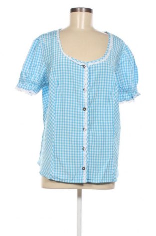 Γυναικείο πουκάμισο Sheego, Μέγεθος XXL, Χρώμα Μπλέ, Τιμή 9,92 €