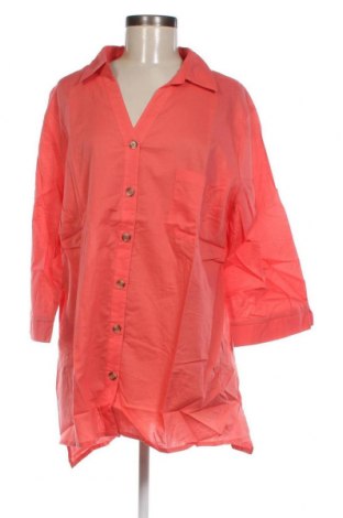 Γυναικείο πουκάμισο Sheego, Μέγεθος XXL, Χρώμα Πορτοκαλί, Τιμή 33,74 €