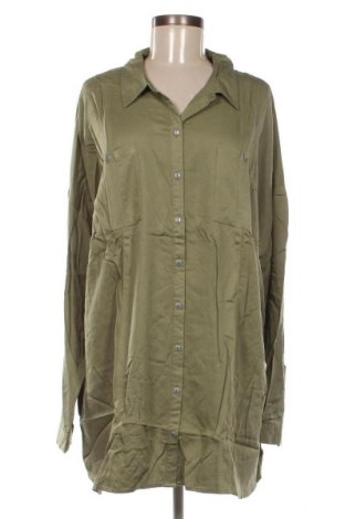 Дамска риза Sheego, Размер 3XL, Цвят Зелен, Цена 62,37 лв.