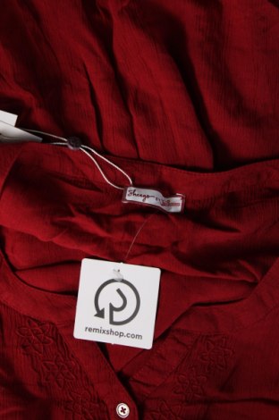 Γυναικείο πουκάμισο Sheego by Joe Browns, Μέγεθος XL, Χρώμα Κόκκινο, Τιμή 39,69 €