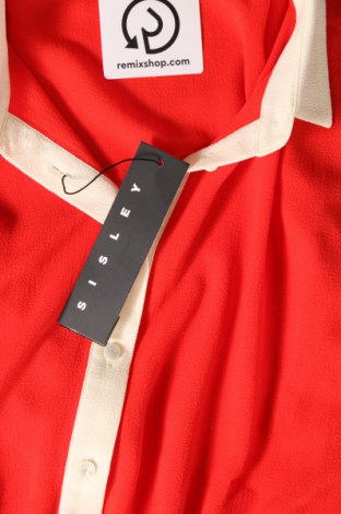 Γυναικείο πουκάμισο Sisley, Μέγεθος S, Χρώμα Κόκκινο, Τιμή 26,29 €