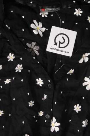 Γυναικείο πουκάμισο Street One, Μέγεθος XL, Χρώμα Μαύρο, Τιμή 17,94 €