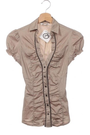 Γυναικείο πουκάμισο Tally Weijl, Μέγεθος XS, Χρώμα  Μπέζ, Τιμή 7,31 €