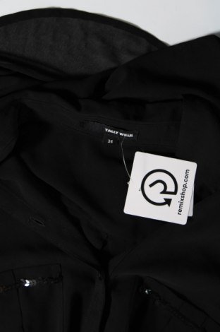 Γυναικείο πουκάμισο Tally Weijl, Μέγεθος XS, Χρώμα Μαύρο, Τιμή 2,94 €