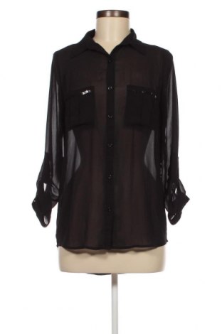 Γυναικείο πουκάμισο Tally Weijl, Μέγεθος XS, Χρώμα Μαύρο, Τιμή 3,84 €