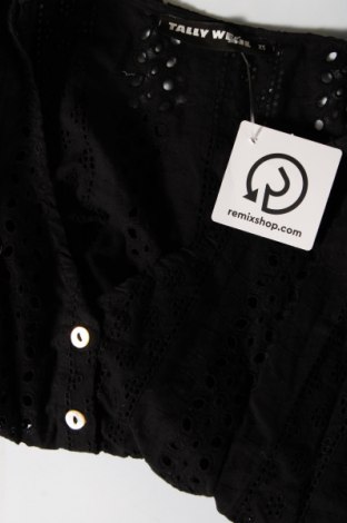 Дамска риза Tally Weijl, Размер XS, Цвят Черен, Цена 11,25 лв.