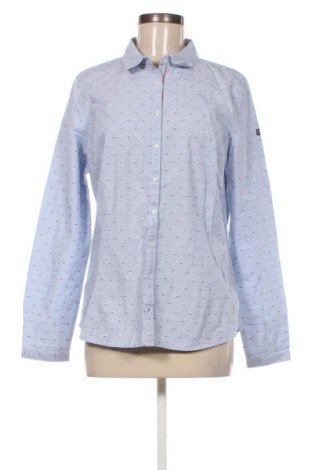 Γυναικείο πουκάμισο Terre De Marins, Μέγεθος L, Χρώμα Μπλέ, Τιμή 23,81 €