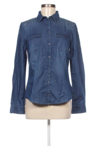 Γυναικείο πουκάμισο Tom Tailor, Μέγεθος M, Χρώμα Μπλέ, Τιμή 7,18 €